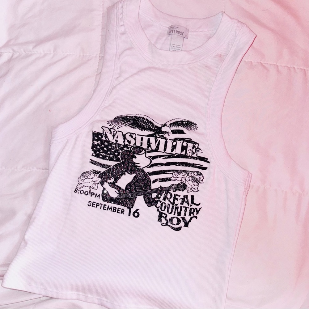 Nashville Studded Ribbed Tank Top
